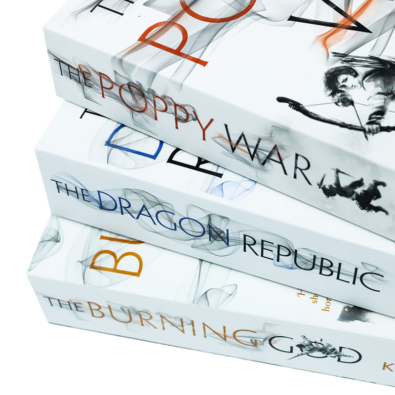 Poppy War Series 3 Books Collection Set By R.F. Kuang (The Poppy War, The Dragon Republic, The Burning God)