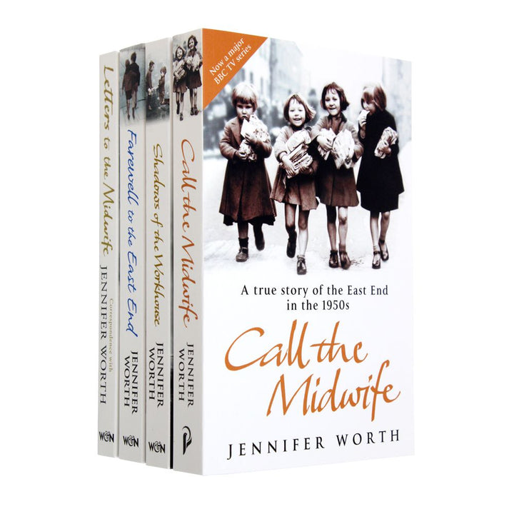 Call the Midwife Series 4-Book Set by Jennifer Worth | Historical Fiction Collection on Midwifery, Nursing, Life Stories & Drama for 12+ years