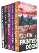 Kate Ellis Collection 5 Books Set (A Painted Doom, The Marriage Hearse, The Blood Pit, The Funeral Boat, An Unhallowed Grave)