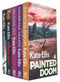 Kate Ellis Collection 5 Books Set (A Painted Doom, The Marriage Hearse, The Blood Pit, The Funeral Boat, An Unhallowed Grave)