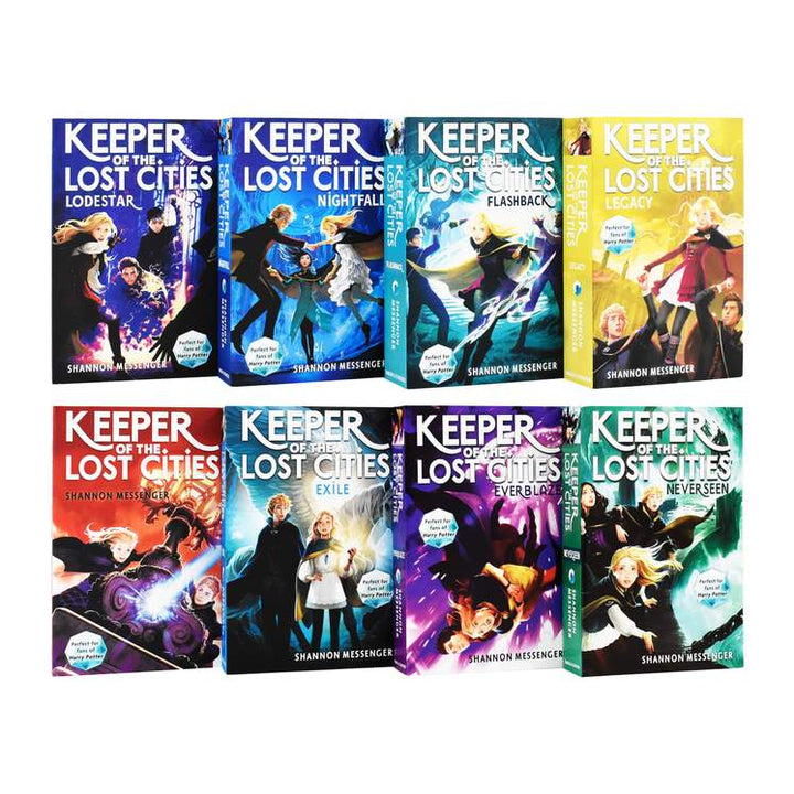 Keeper of the Lost Cities Collection 8 Books Set by Shannon Messenger – Fantasy Adventure Series, Magical Worlds & Beloved Characters for Young Readers 10+