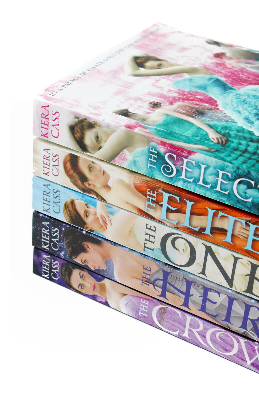 Kiera Cass The Selection Series 1-5 Book Set – Bestselling YA Dystopian Romance: The Selection, The Elite, The One, The Heir & The Crown for ages 12+