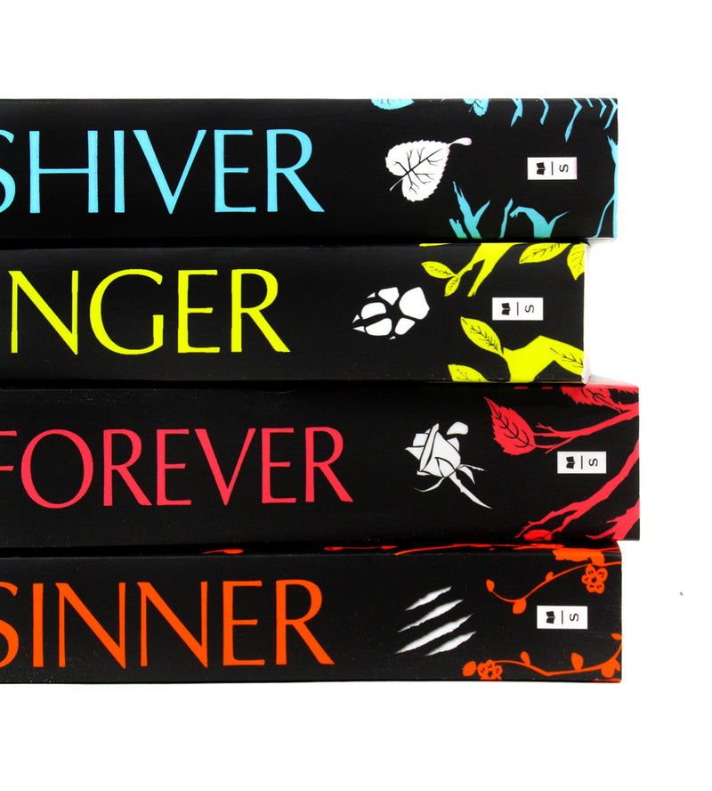 Maggie Stiefvater 4-Book Collection Set – Shiver, Linger, Forever & Sinner | YA Fantasy Romance Series, Wolves, Magic & Adventure| Bestselling Fiction