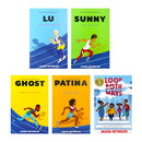 Jason Reynolds's Track Series Paperback Collection (Boxed Set): Ghost;  Patina; Sunny; Lu by Jason Reynolds, Paperback