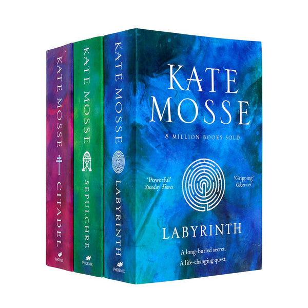 Kate Mosse Trilogy 3 Paperback Book Collection Set – Sepulchre, Citadel & Labyrinth | Gripping Historical Fiction, Mystery & Adventure Series