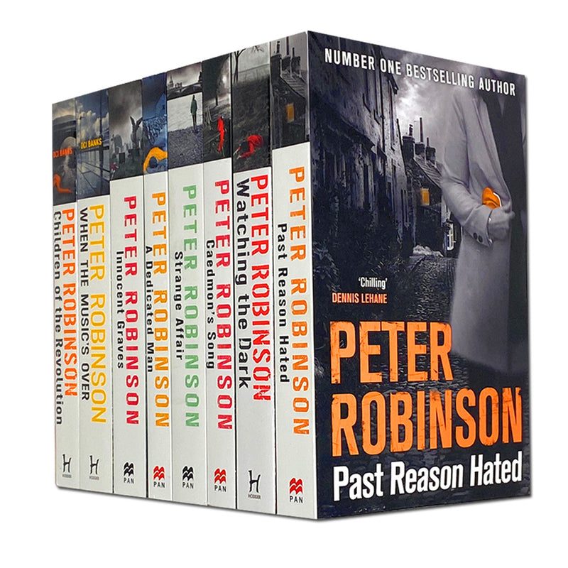 Peter Robinson 8 Book Set Collection ,Past Reason Hated  Watching the Dark, Caedmon's Song