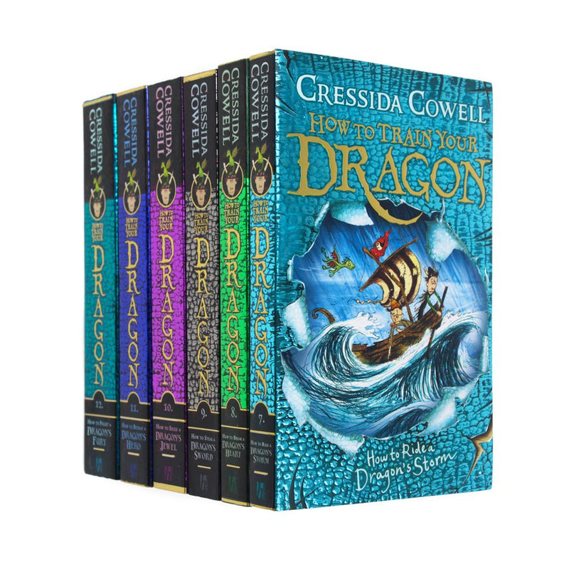 How to Train Your Dragon Books 7–12 Collection by Cressida Cowell – Children's Fantasy Adventure Series | Ages 9–14, Paperback Set, Illustrated Books