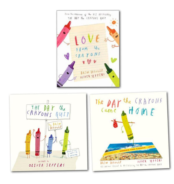 The Crayons Collection 3 Book Set By Drew Daywalt & Oliver Jeffers