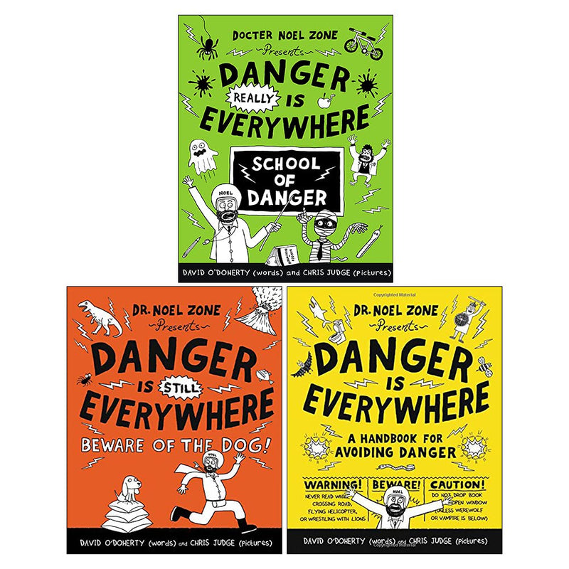 Danger is Everywhere David O'Doherty Collection 3 Books Set