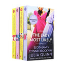 Photo of the Lyndon Sisters & the Lady Most Likely Saga Series by Julia Quinn on a White Background