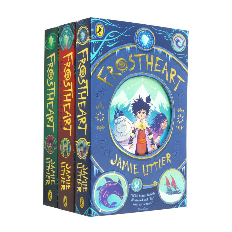 Frostheart Collection 3 Book Set By Jamie Littler (Frost Heart, Rise of the World Eater, Escape from Aurora