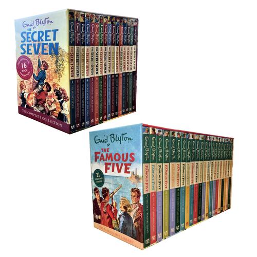 Enid Blyton Famous Five and Secret Seven Series 37 Books Collection Set Bundle Pack