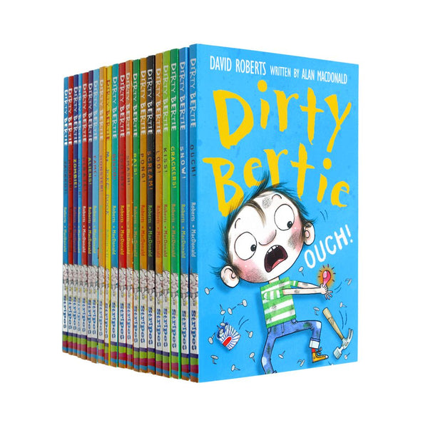 Dirty Bertie Series 2 and 3 Collection 20 Book Set By David Roberts