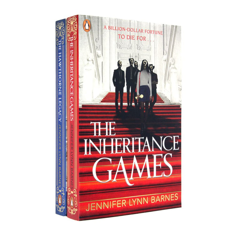 Photo of The Inheritance Games 2 Book Set by Jennifer Lynn Barnes on a White Background
