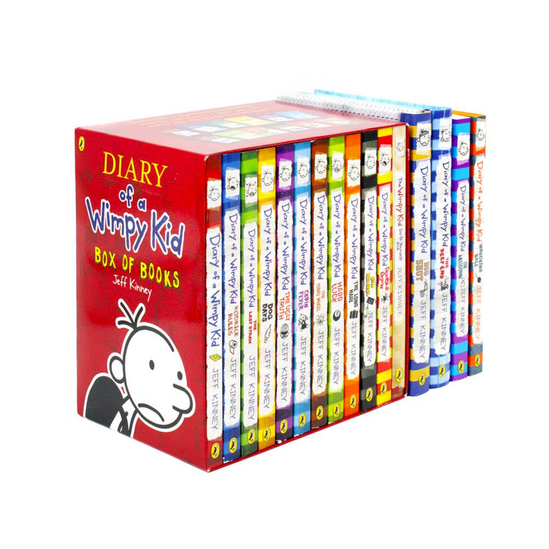 Photo of Diary of a Wimpy Kid 16 Book Collection Set by Jeff Kinney on a White Background