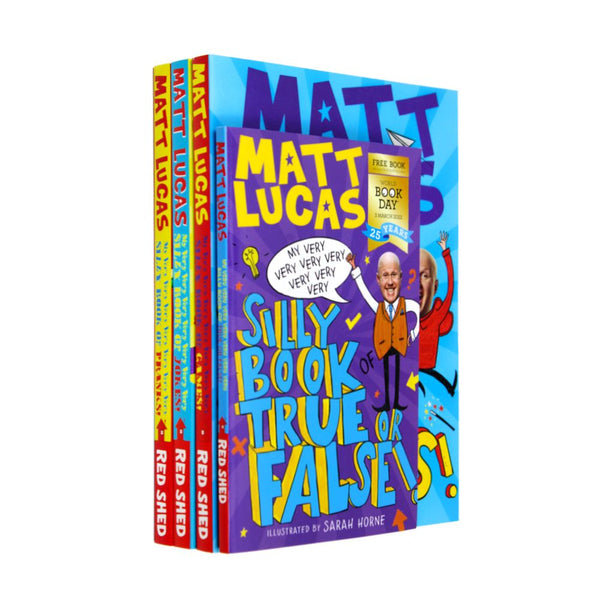 Matt Lucas My Very Silly Collection 4 Book Set (Very Very Silly Books of Jokes, Very Very Silly Book of Pranks