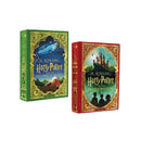 Harry Potter Mina Lima Edition Series Collection 2 Books Set by J.K. Rowling (The Chamber of Secrets and the Philosopher’s Stone)