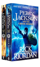 Percy Jackson 2 book set ( Greek Heroes, Greek Gods) By Rick Riordan