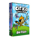Cat Kid Comic Club Collection 3 Books By Dav Pilkey (Cat Kid Comic Club, On Purpose(Hardback) & Perspective(Hardback))