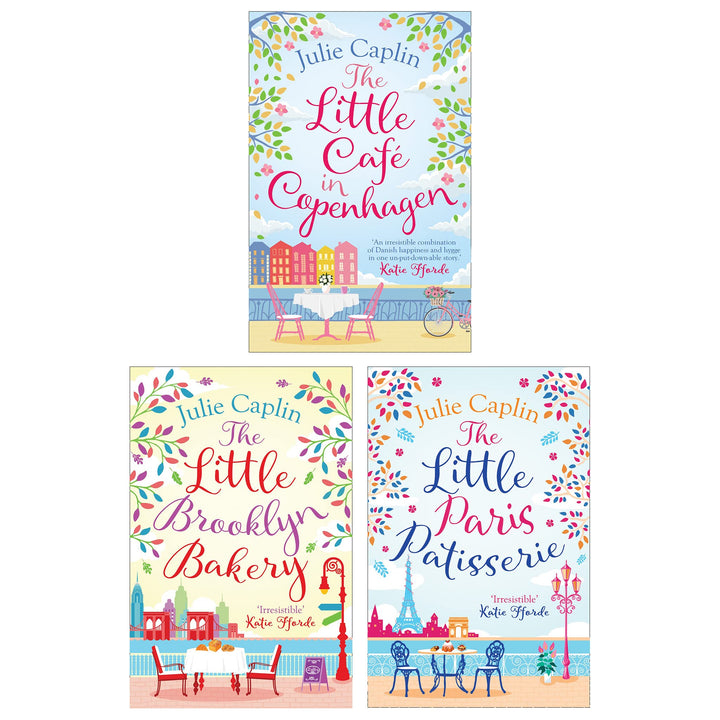 Romantic Escapes 3 Book Set by Julie Caplin | Contemporary Romance & Women's Fiction | Paris, Brooklyn, Cafe Novels | Love Stories & Holiday Reads