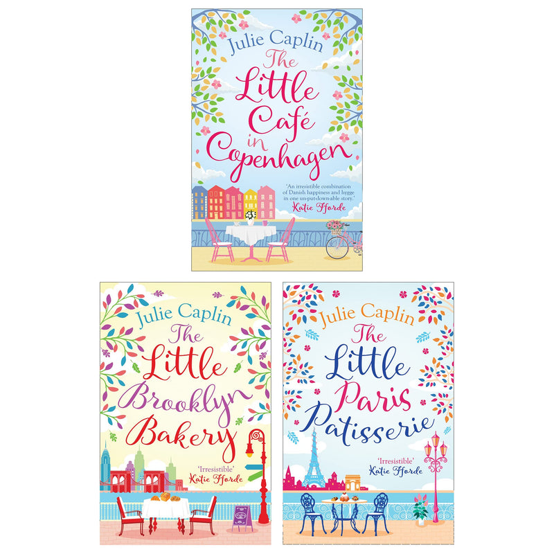 Romantic Escapes 3 Books Collection Set By Julie Caplin ( The Little Paris, The Little Brooklyn, The Little Cafe)