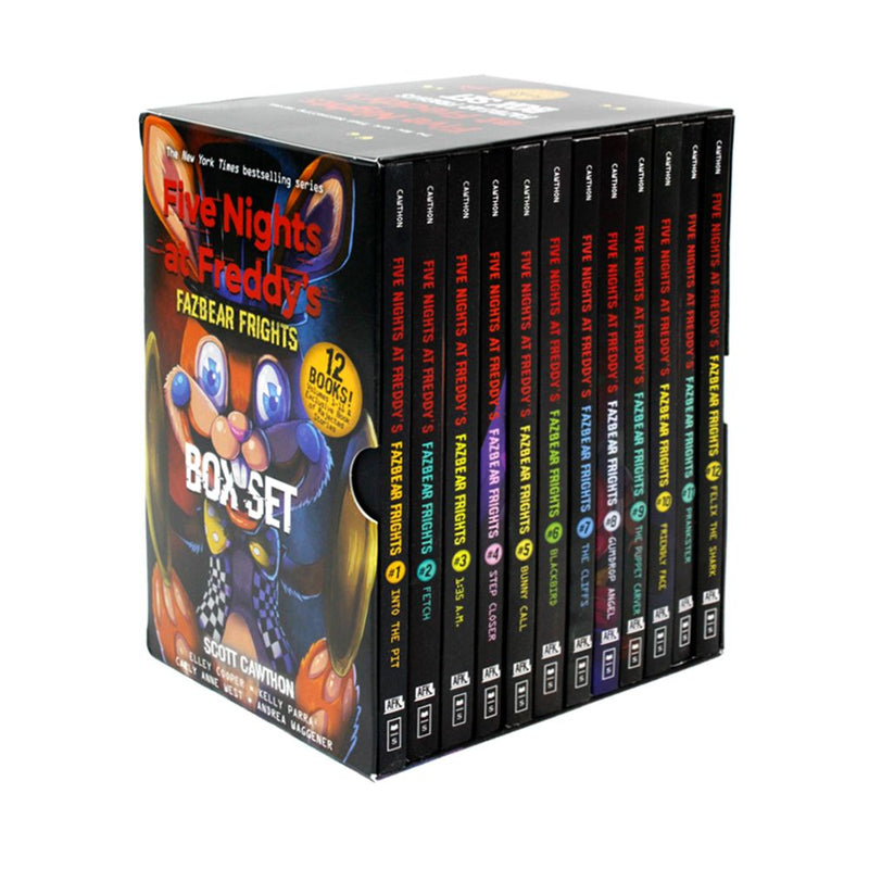 Five Nights at Freddy's Fazbear Fright 12 books collection Box Set(Into the Pit, Fetch,1:35AM, Step Closer and More!)