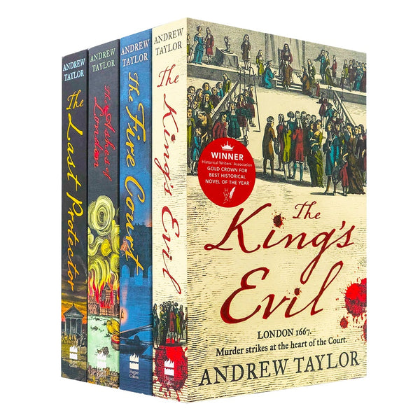James Marwood & Cat Lovett Series 4 Book Set by Andrew Taylor| Historical Mystery & Thriller Collection – Suspenseful Fiction, Adventure & Reading Fun