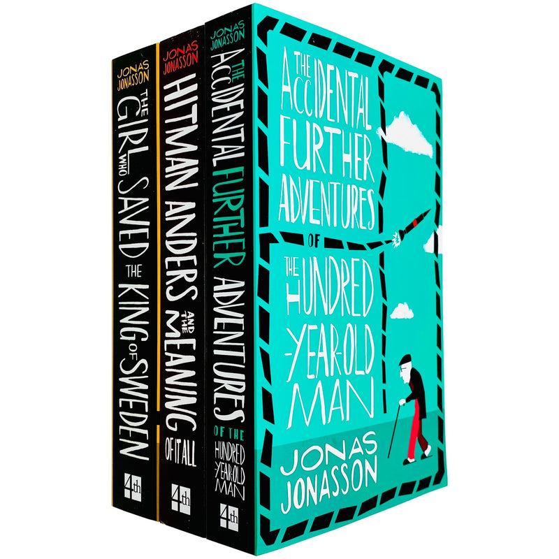 Jonas Jonasson 3 Book Collection Set. (Accidental Further Adventures of the Hundred-Year-Old )