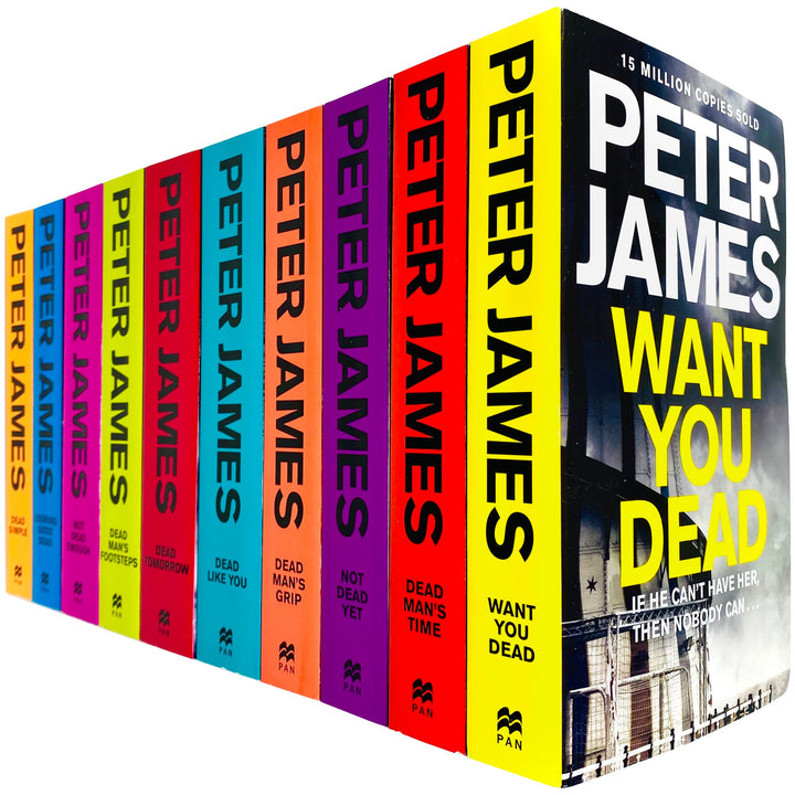 Roy Grace Series Books 1-10 Collection Set by Peter James – Best Crime Thriller Book Set for Mystery & Suspense Fans