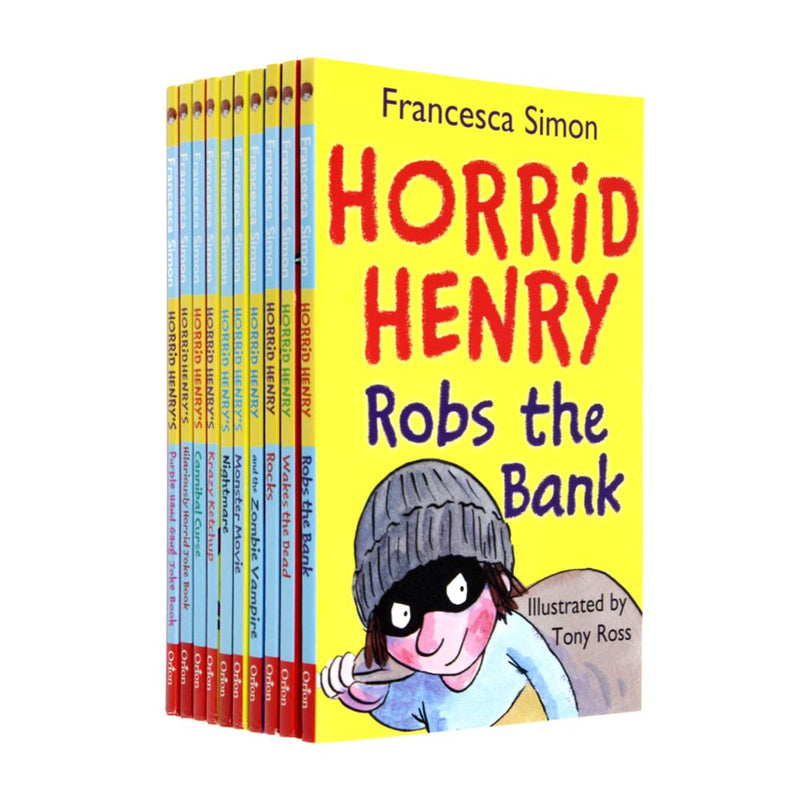 A Photo of Horrid Henry's Totally Terrible Collection by Francesca Simon on a White Background