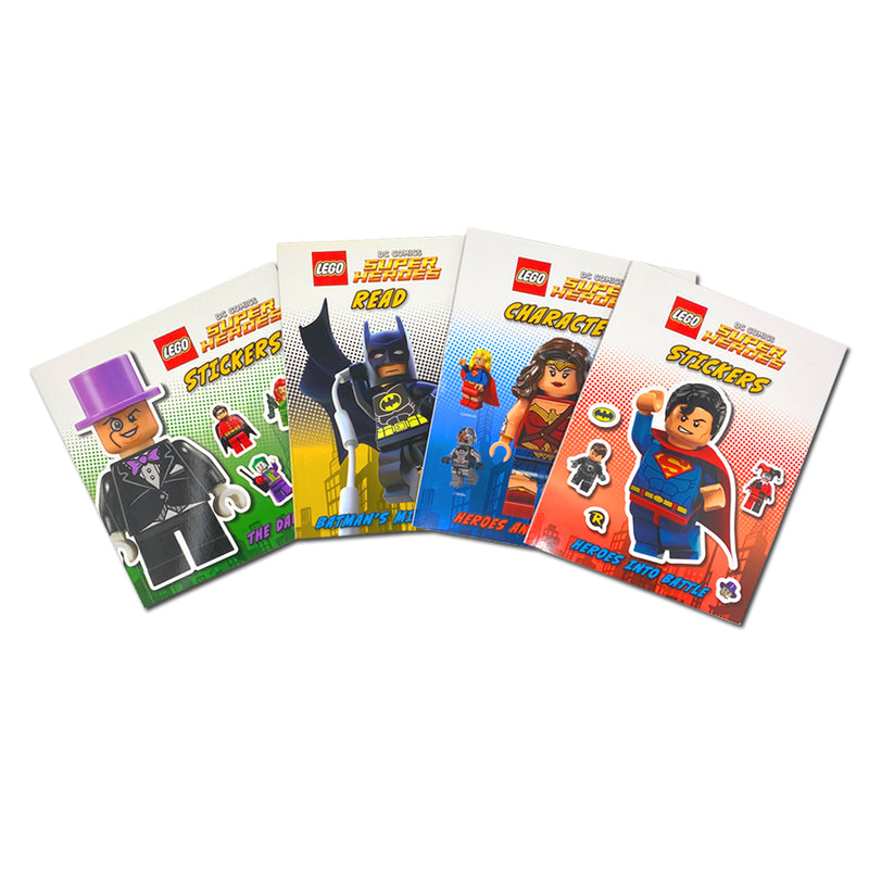 Lego DC Comics Super Heroes Folder Fun Includes Four Great Books