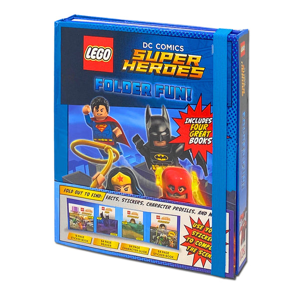 Lego DC Comics Super Heroes Folder Fun Includes Four Great Books