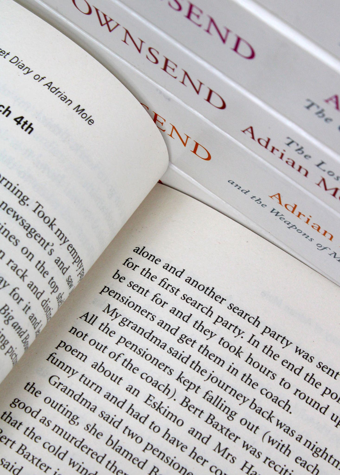 Adrian Mole Series By Sue Townsend 8 Book Set - Young Adult - Foto 5