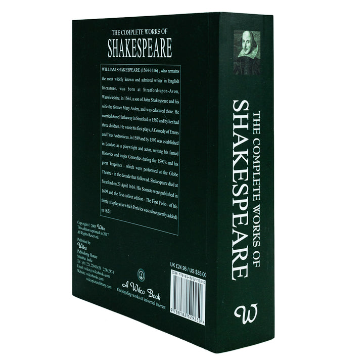 The Complete Works of Shakespeare Book by William Shakespeare | Classic Literature, Plays, Sonnets & Drama | Collectible Edition for Literature Lovers
