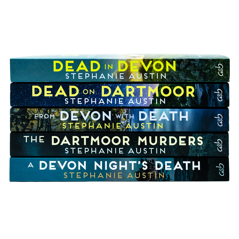 Devon Mysteries By Stephanie Austin 5 Books Collection Set (Dead in Devon, Dead on Dartmoor, From Devon with Death & More!)