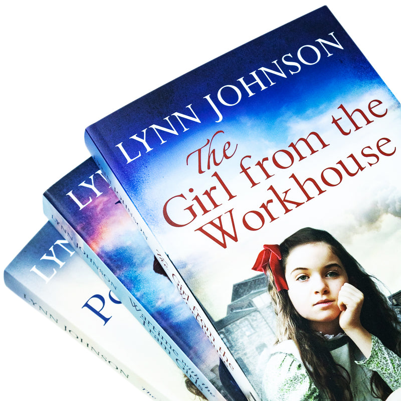The Potteries Girls By Lynn Johnson 3 Books set (The Girl from the Workhouse, Wartime with the Tram Girls & The Potteries Girls on the Home Front)
