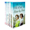 The Victoria Crescent Sagas 1-5 Books Collection Set By June Francis (Step by Step, A Dream to Share, When the Clouds Go Rolling By, Tilly's Story, Sunshine and Showers)