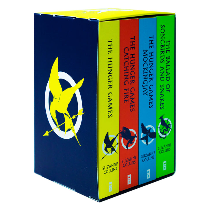 The Hunger Games 4-Book Set by Suzanne Collins | TikTok-Famous YA Fiction, Bestselling Dystopian Series, Adventure Reads for Teens