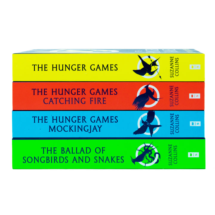 The Hunger Games 4-Book Set by Suzanne Collins | TikTok-Famous YA Fiction, Bestselling Dystopian Series, Adventure Reads for Teens