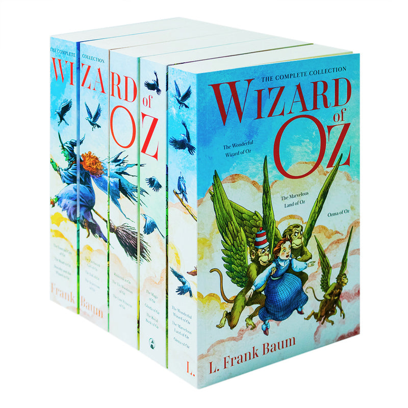 The Complete Collection Wizard of OZ Series 15 Books Collection Box Set By L. Frank Baum