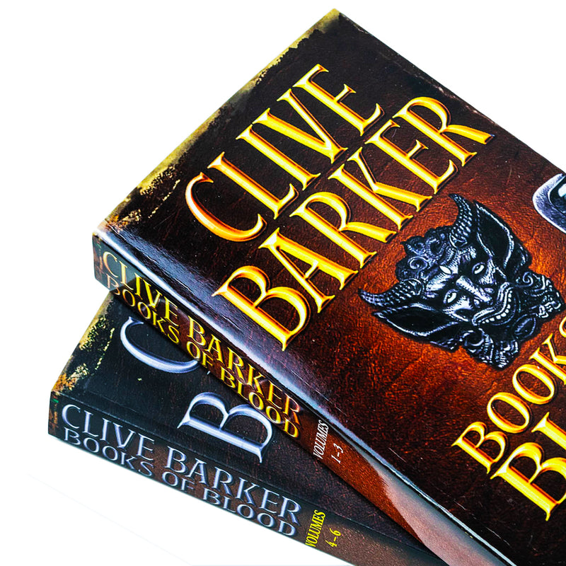 Books Of Blood Omnibus Volumes 1-3 & 4-6 Collection 2 Books Set By Clive Barker