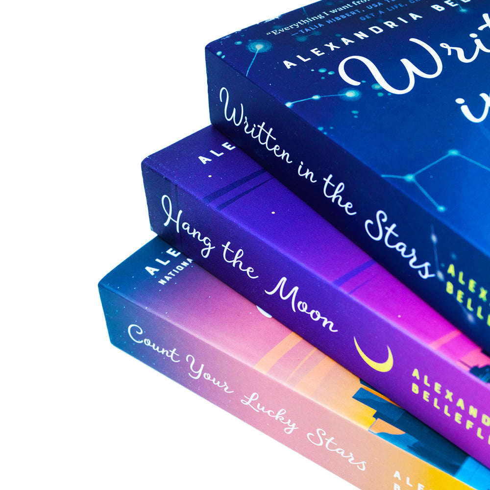 Written in the Stars 3-Book Collection by Alexandria Bellefleur – Includes Hang the Moon, Count Your Lucky Stars & More  – Romance, Love, Emotions