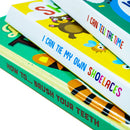 I Can Tell The Time, Tie My Own Shoelaces & How to Brush Your Teeth 3 Books Collection Set
