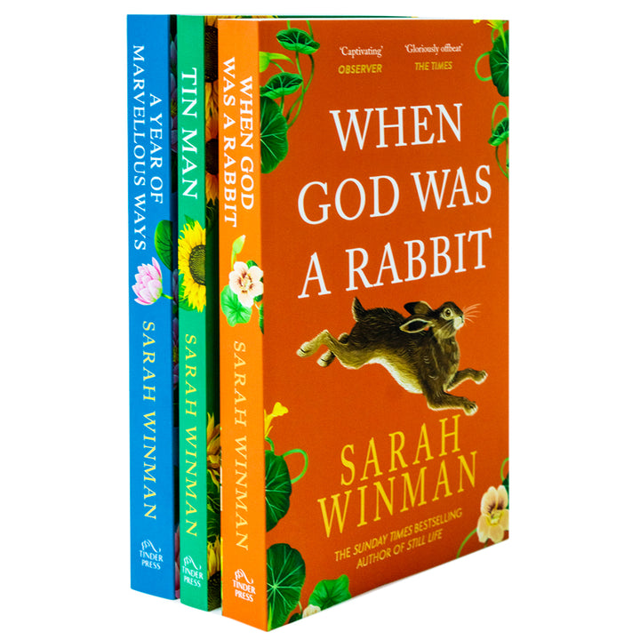 Sarah Winman 3 Book Collection– Tin Man, A Year of Marvellous Ways & When God Was a Rabbit | Emotional & Captivating Literary Fiction Novels