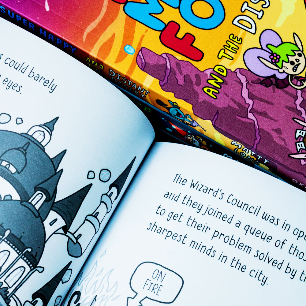 Super Happy Magic Forest Series by Matty Long – 4 Books Collection Set | Children's Fantasy, Adventure, Magical Stories, Illustrated Books, 8+ Years