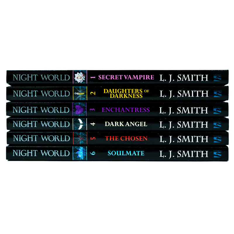 Night World Series 6 Books Collection Box Set (Secret Vampire, Daughters Of Darkness, Enchantress, Dark Angel, The Chosen & Soulmate) by L.J. Smith