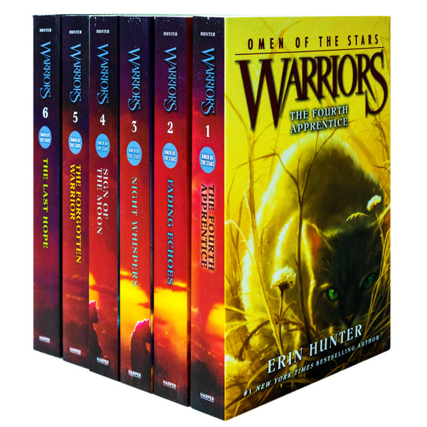 Warriors: Omen of the Stars Book 1-6 Series 6 Books Collection Set By Erin Hunter