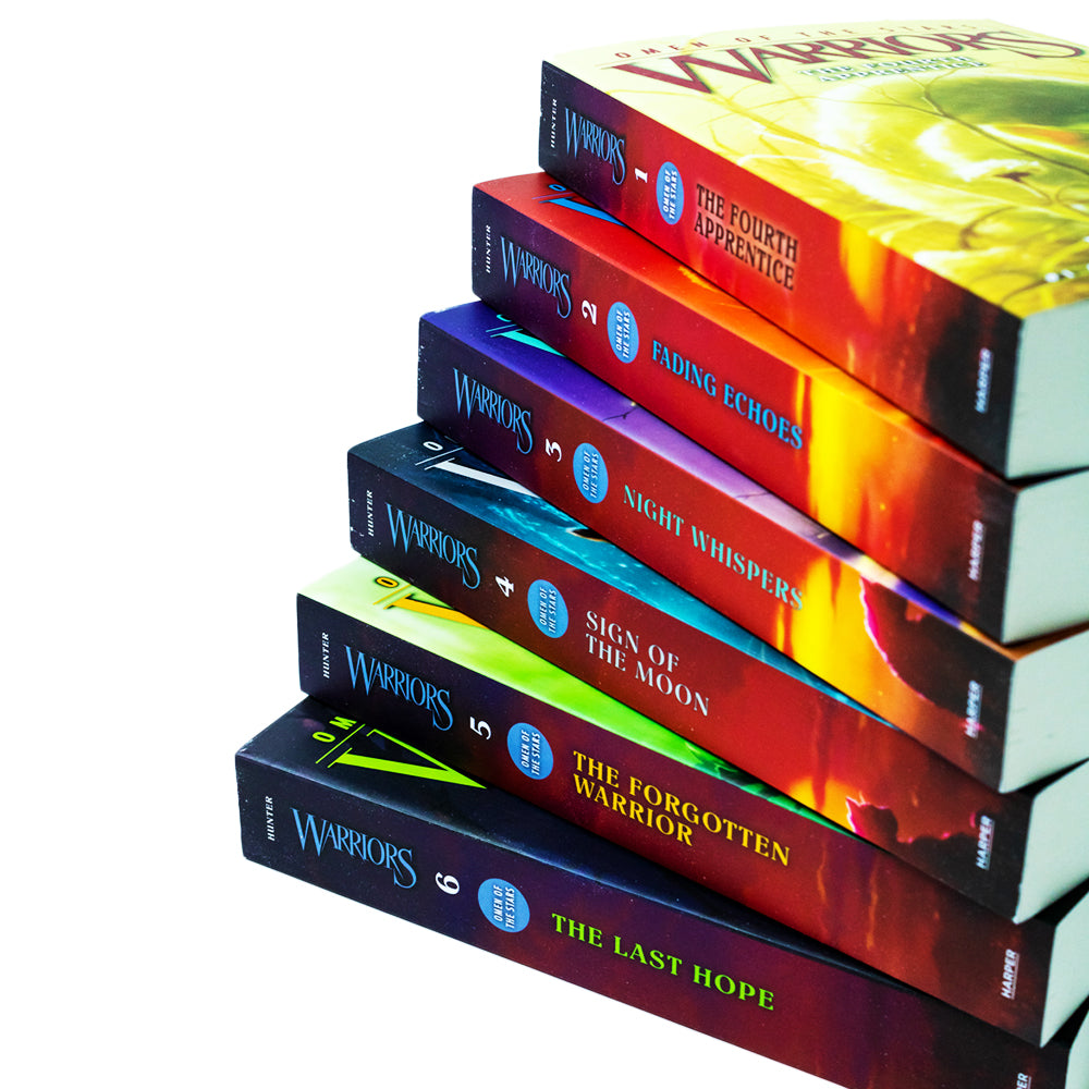 Warrior Cats: Omen of the Stars Series 4 (Books 1-6) Collection Set by Erin Hunter | Fantasy Adventure, Cat Stories, Bestselling Children's Fiction
