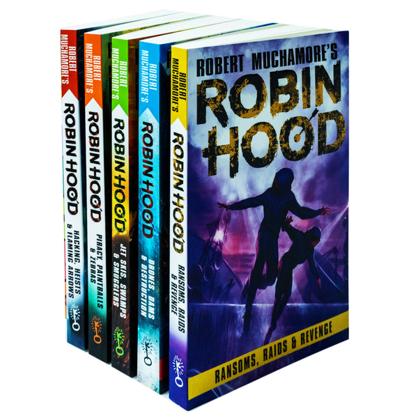 Robert Muchamore Robin Hood Series 5 Books Collection Set