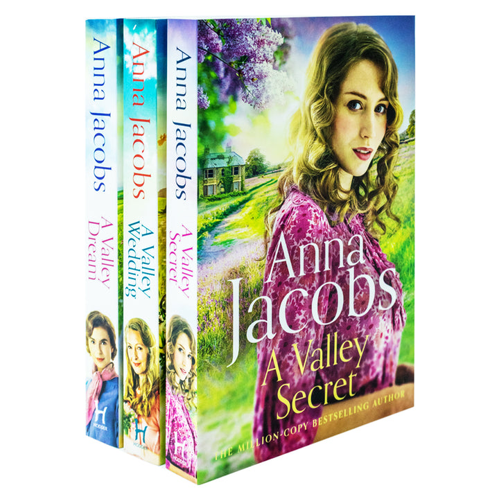 Anna Jacobs Backshaw Moss Series | 3-Book Collection Set – Heartwarming Romance & Fiction Trilogy (A Valley Dream, A Valley Secret, A Valley Wedding)